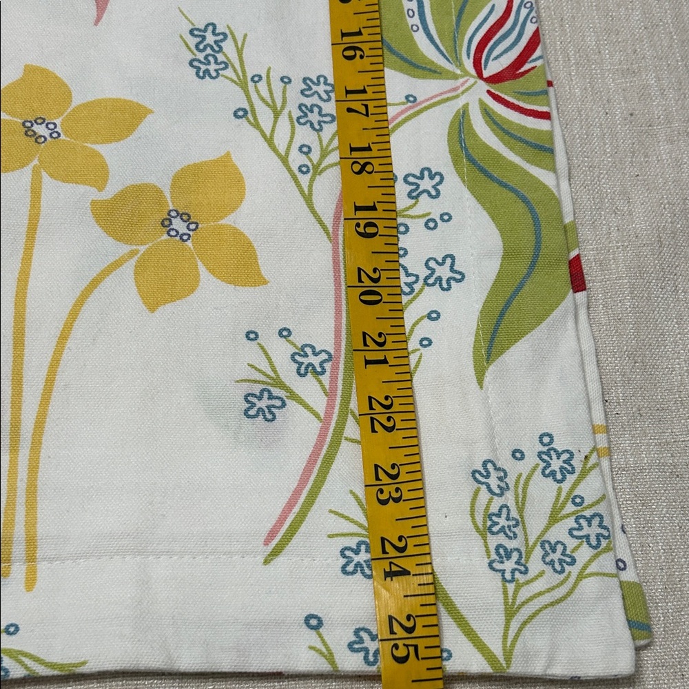 Handmade Euro Shams (2) Floral Print Fabric Shabby Chic Bohemian - Picture 2 of 6